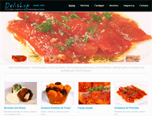 Tablet Screenshot of delishoprestaurante.com.br